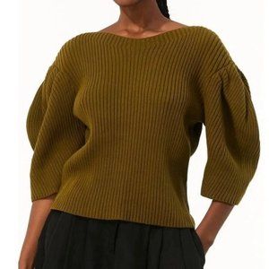 Mara Hoffman Olive Green Sweater
